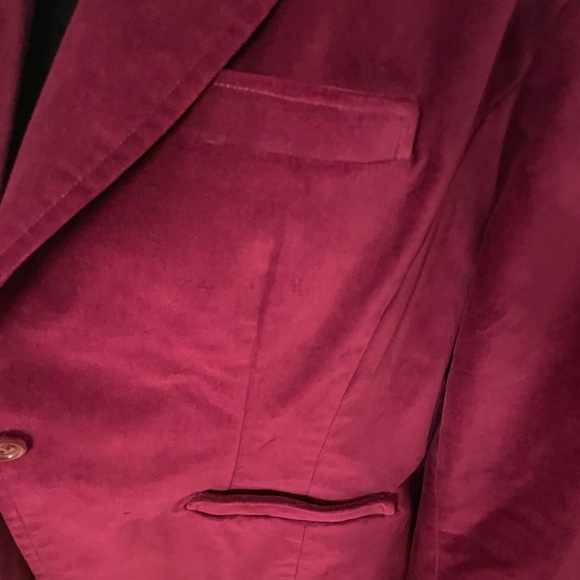 Monroe & Main Magenta Velvet Jacket Size 3X Fits Like 2X - Picture 3 of 4